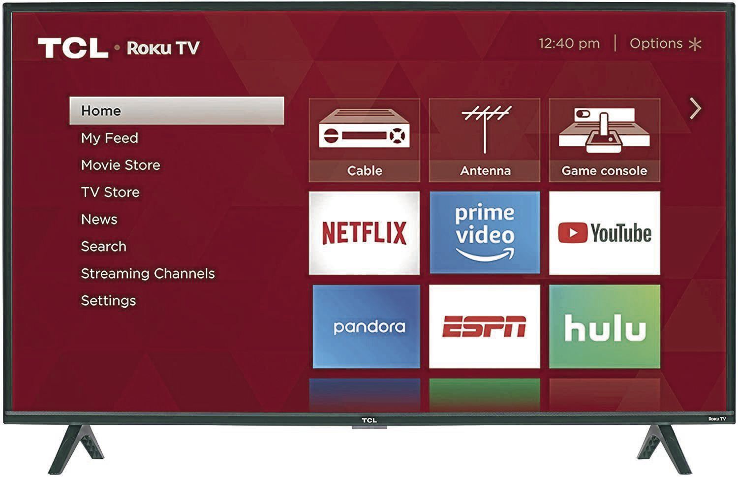 TCL 40” 1080p Smart TV